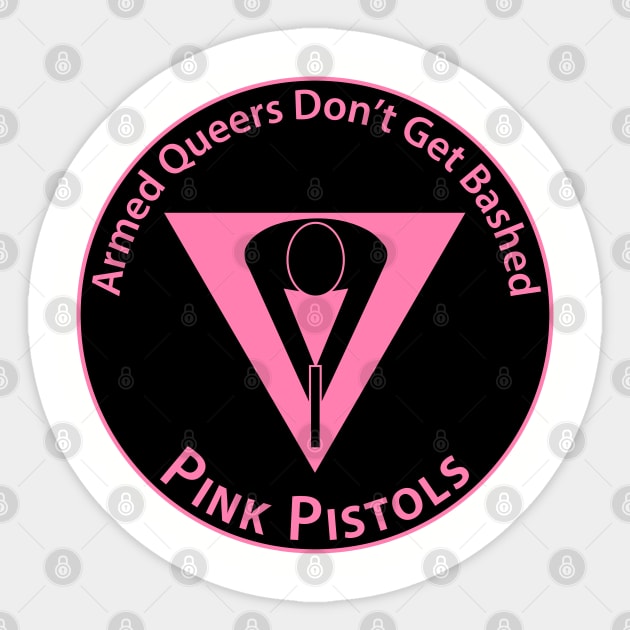 Pink Pistols - Patch Version Sticker by Operation Blazing Sword